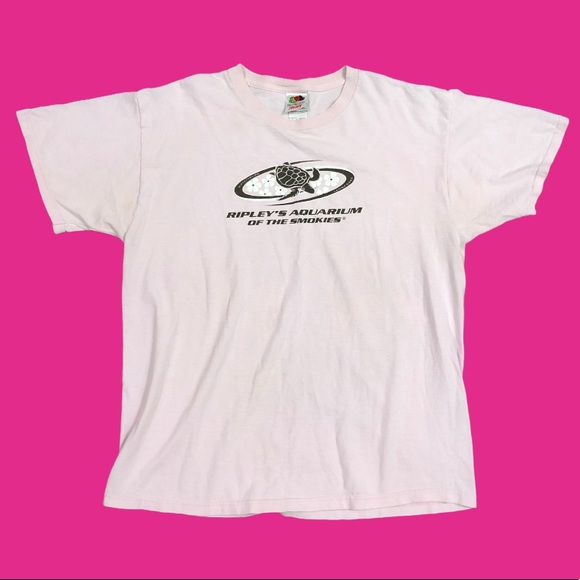Vintage Other - 90s Vintage Ripleys Aquarium Turtle Graphic Tee